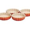 LE CREUSET - TAARTVORMPJES VOLC AARDEWERK VOL