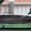 BIG GREEN EGG - Diamond coated nylon bristle scrubber BIG GREEN EGG - Diamond coated nylon bristle scrubber