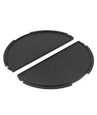 BIG GREEN EGG - Half rond Gietijzeren Grillplaat/Plancha - XL/XXL BIG GREEN EGG - Half rond Gietijzeren Grillplaat/Plancha - XL/XXL