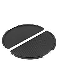 BIG GREEN EGG - Half rond Gietijzeren Grillplaat/Plancha - XL/XXL
