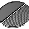 BIG GREEN EGG - Half rond Gietijzeren Grillplaat/Plancha - XL/XXL