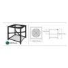 BIG GREEN EGG - Modular Nest System EGG Frame - L BIG GREEN EGG - Modular Nest System EGG Frame - L