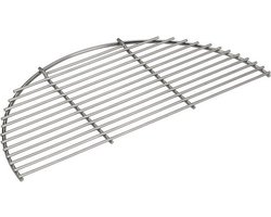BIG GREEN EGG - Stainless Steel Half Grid - Large BIG GREEN EGG - Stainless Steel Half Grid - Large