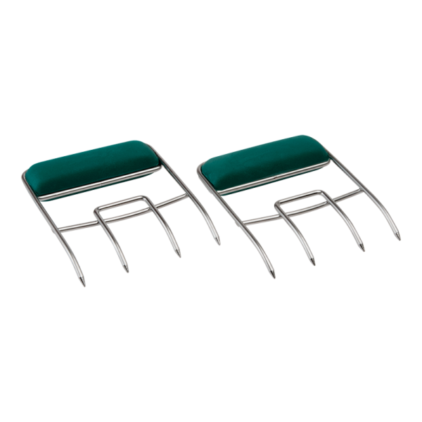 BIG GREEN EGG - Stainless Steel Meat Claws + Soft Hand Handles BIG GREEN EGG - Stainless Steel Meat Claws + Soft Hand Handles