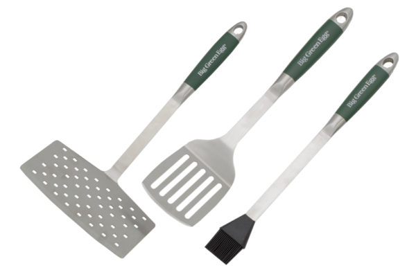 BIG GREEN EGG - STAINLESS STEEL TOOL SET 3-PIECES BIG GREEN EGG - STAINLESS STEEL TOOL SET 3-PIECES