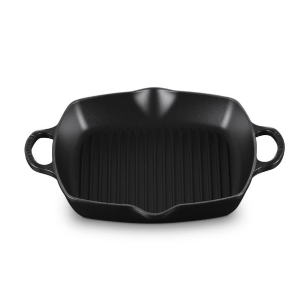 Le Creuset - Gietijzeren Hoge Grillpan 30x30cm - Zwart Le Creuset - Gietijzeren Hoge Grillpan 30x30cm - Zwart