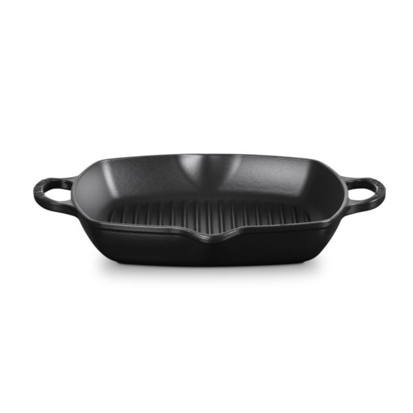 Le Creuset - Gietijzeren Hoge Grillpan 30x30cm - Zwart Le Creuset - Gietijzeren Hoge Grillpan 30x30cm - Zwart