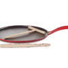 LE CREUSET - Gietijzeren pannenkoekpan in Kersenrood 27cm LE CREUSET - Gietijzeren pannenkoekpan in Kersenrood 27cm