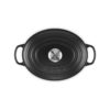 LE CREUSET - Stoofpan Ovaal met Zwart Interieur in Geëmailleerd Gietijzer