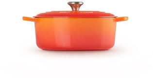 Le Creuset * Gietijzeren ovale braadpan in Oranjerood 40cm 13,9l Le Creuset * Gietijzeren ovale braadpan in Oranjerood 40cm 13,9l