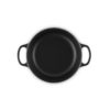 LE CREUSET * Gietijzeren ronde braadpan in Mat Zwart 20cm 2,4l LE CREUSET * Gietijzeren ronde braadpan in Mat Zwart 20cm 2,4l
