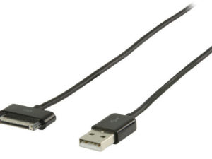 Valueline - Data & Oplaad kabel - 2,00 m - zwart Valueline - Data & Oplaad kabel - 2,00 m - zwart