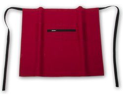 ziczac Schort Prof. Bistro 4 zakken 105x85 cm rood ziczac Schort Prof. Bistro 4 zakken 105x85 cm rood