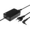 ACT - Slim size laptop charger 65W (for laptops up to 15.6 inch)