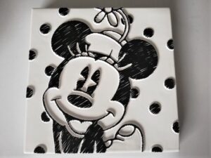 DISNEY - CARREAU MINNIE - Porseleinen tegel - Minnie mouse DISNEY - CARREAU MINNIE - Porseleinen tegel - Minnie mouse
