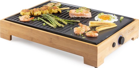 Domo plancha grill bamboo DO9271G Domo plancha grill bamboo DO9271G