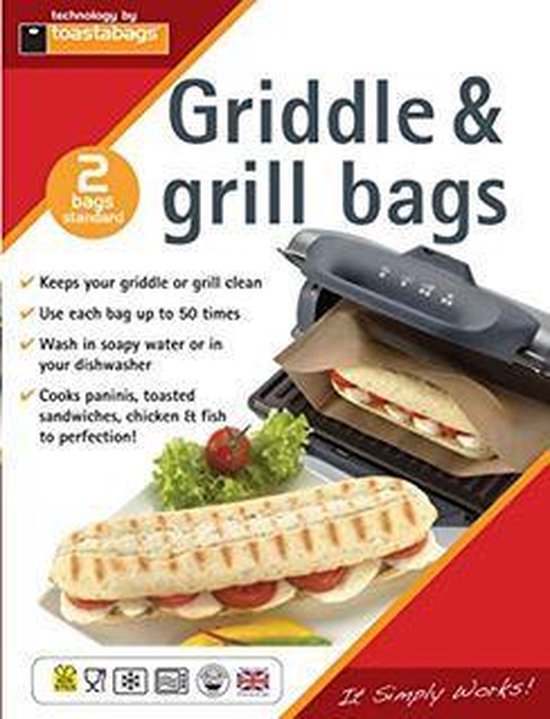 Point-Virgule set van 2 herbruikbare grill en toast bags uit glasvezel 32x16.6cm