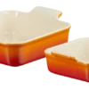 LE CREUSET - OVENSCHALENSET SQ Heritage SW flame
