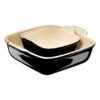 LE CREUSET - OVENSCHALEN SET SQ Heritage SW zwart