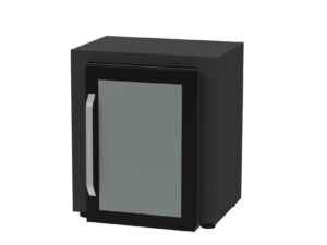 LE MARQUIER - MEUBLE FRIGO 80 X 55 CM NOIR LE MARQUIER - MEUBLE FRIGO 80 X 55 CM NOIR