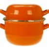 COSY & TRENDY - HORECA MOSSELPOT 1,2KG ORANJE 2,8L 18CM 1KG