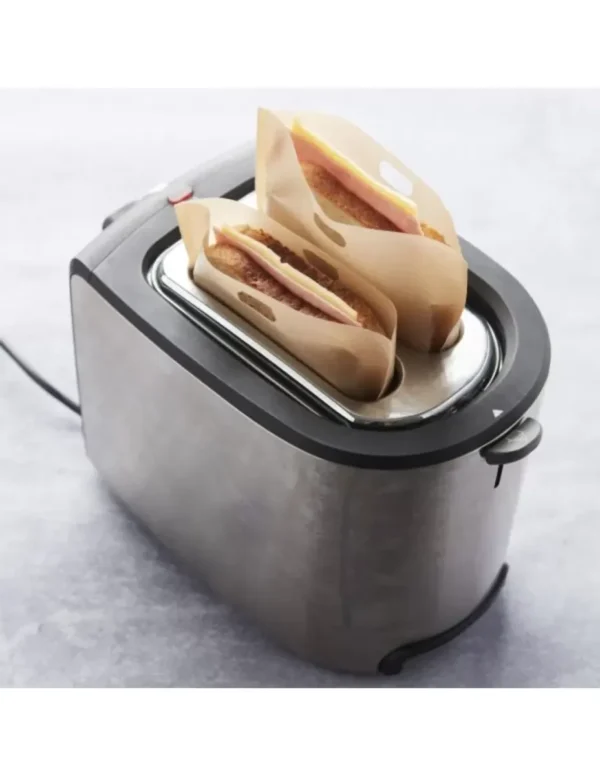 POINT VIRGULE - 2 Herbruikbare Grill en Toast Zakken POINT VIRGULE - 2 Herbruikbare Grill en Toast Zakken