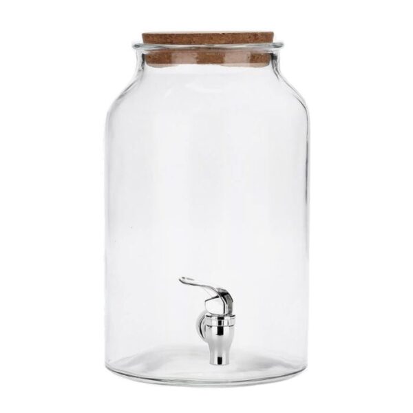 POINT VIRGULE - ronde drankdispenser met kurkdop 5.6L POINT VIRGULE - ronde drankdispenser met kurkdop 5.6L