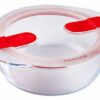 COOK & HEAT OVENSCHOTEL ROND 1,1L 20X18XH7CM MET KUNSTSTOF DEKSEL PYREX