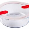 COOK & HEAT OVENSCHOTEL ROND 2,3L 26X23XH8CM MET KUNSTSTOF DEKSEL PYREX