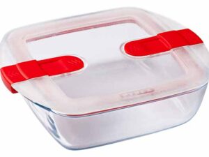 COOK & HEAT OVENSCHOTEL VIERKANT 1L 20X17XH6CM MET KUNSTSTOF DEKSEL PYREX COOK & HEAT OVENSCHOTEL VIERKANT 1L 20X17XH6CM MET KUNSTSTOF DEKSEL PYREX