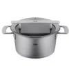 FISSLER - PHI COLLECTION KOOKPOT D24CM 3,9L GLAZEN DEKSEL
