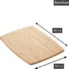POINT VIRGULE - Snijplank uit bamboe 40x30x1.2cm