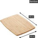 POINT VIRGULE - Snijplank uit bamboe 40x30x1.2cm