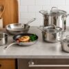 COSY & TRENDY - Classic set 11PCS KOOKPOT+DEKSEL 16-20- 24-24H BRAADPAN 28-24NS - MELKPAN 16